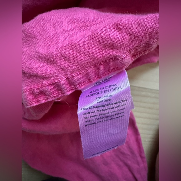 Faherty 100% Linen Button Down - Picture 3 of 3